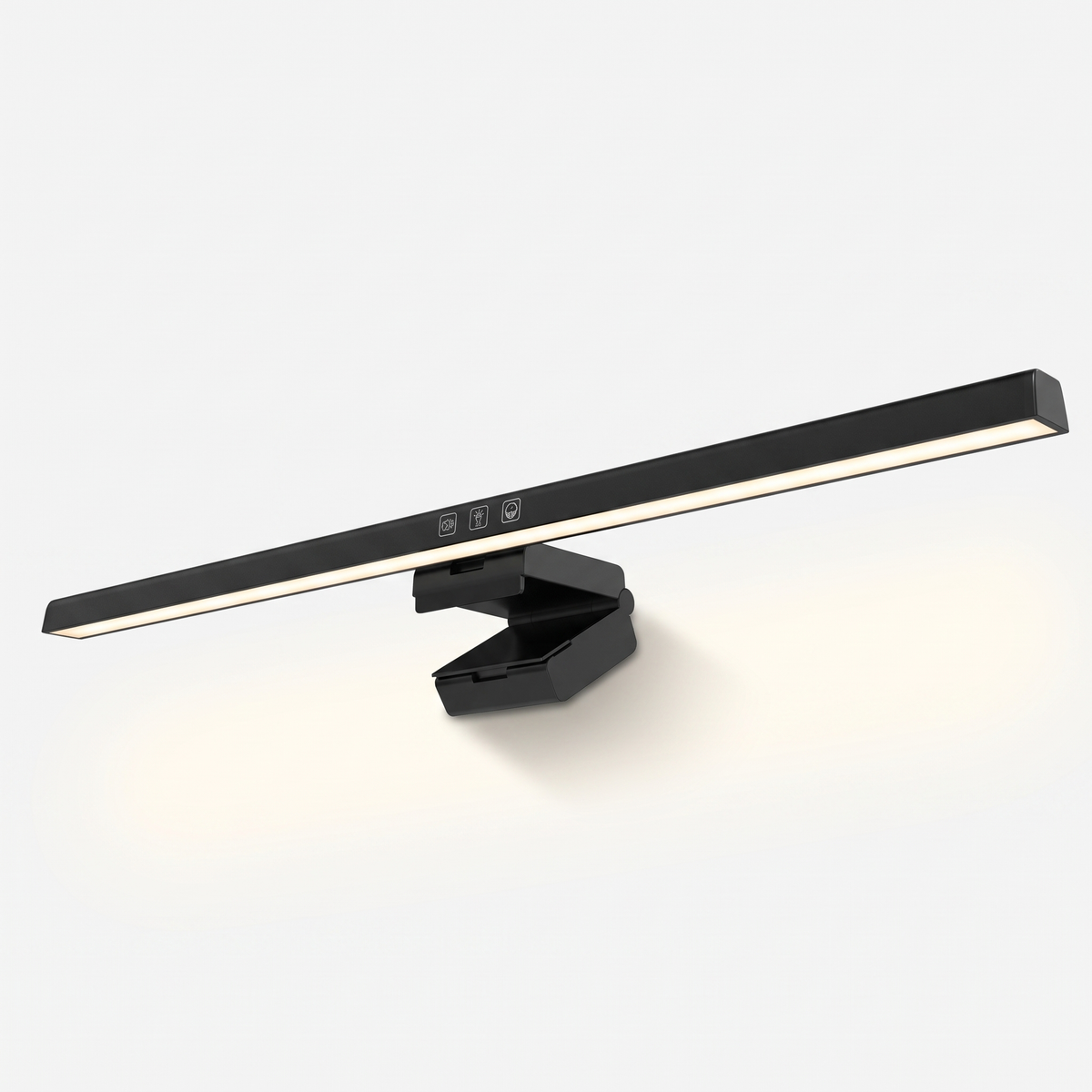 Lampe d’écran noire de 50 cm avec sa pince et ses trois touches tactiles